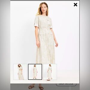 Loft Utility Pocket Dress 16 Like New